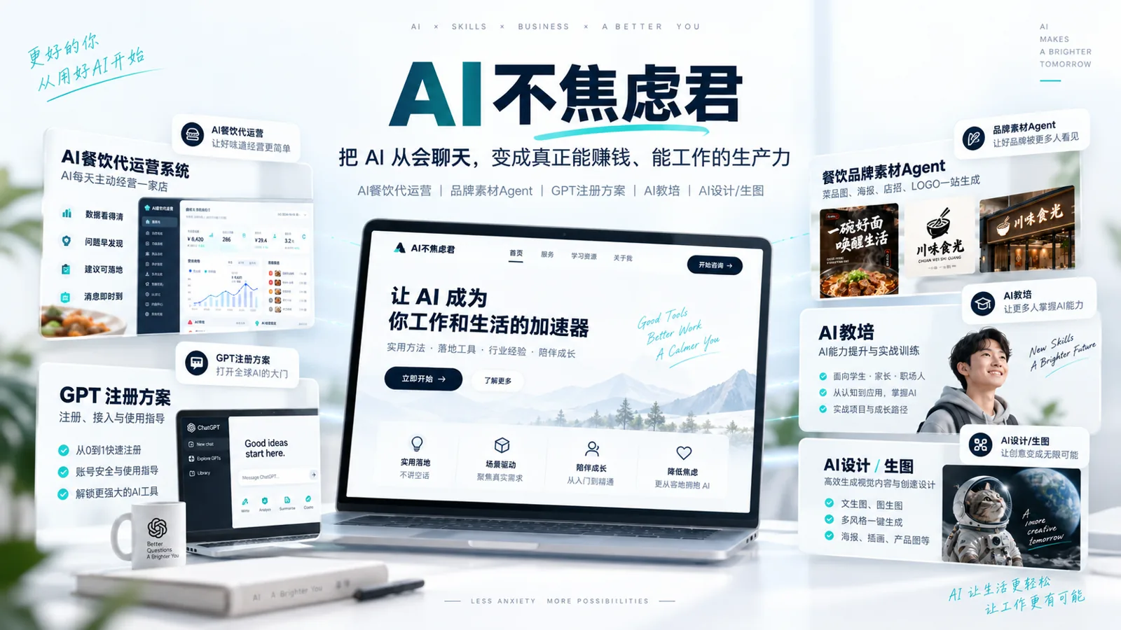 首页视觉 · 把 AI 接进真实业务流程