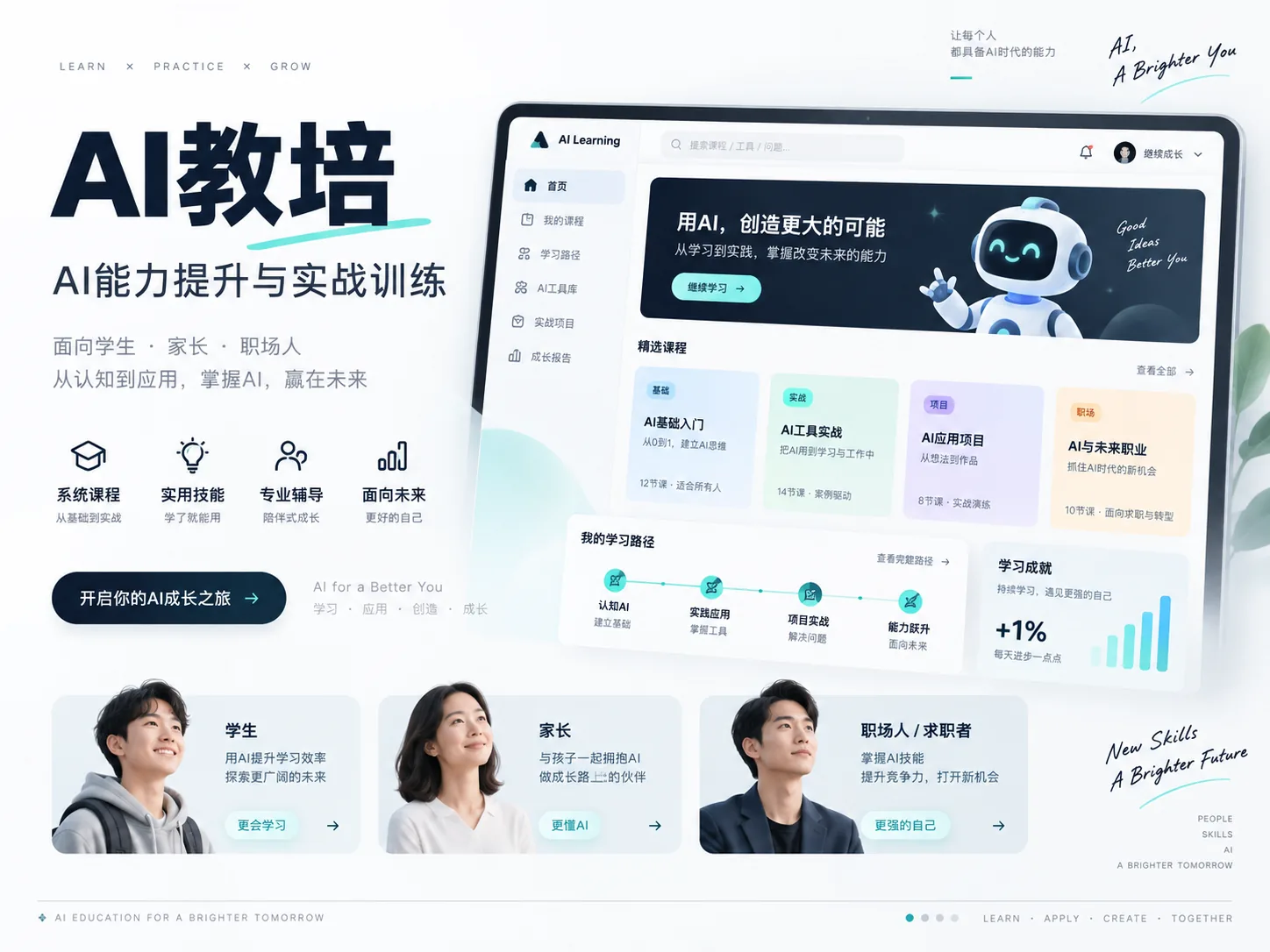 AI 教培 · 课程与持续训练